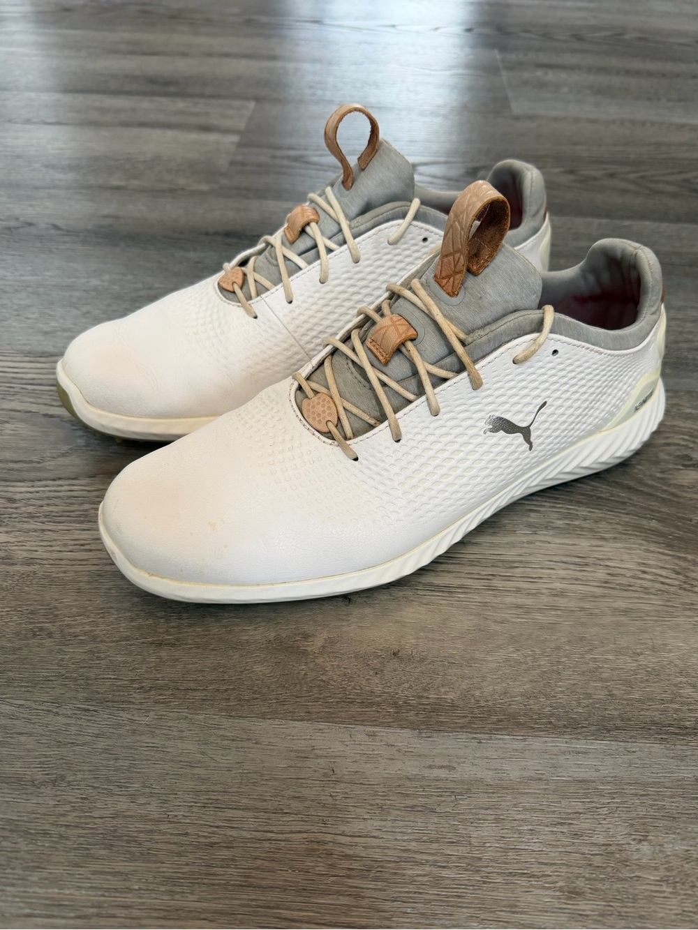 MEN’S PUMA IGNITE PWRADAPT TRACTION GOLF SHOES SIZE 10.5
